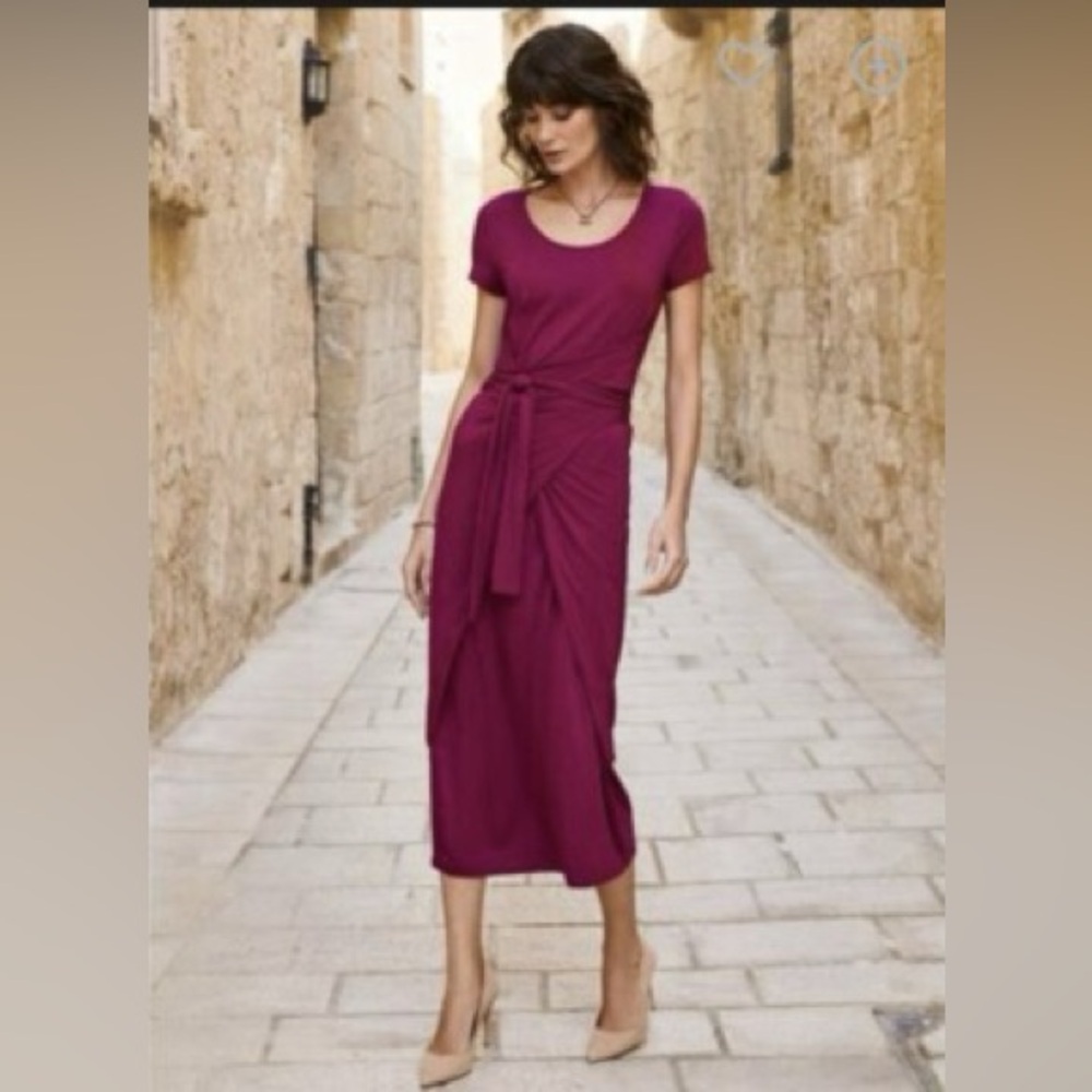 Peruvian Connection Raspberry Victoria Dress - NWT